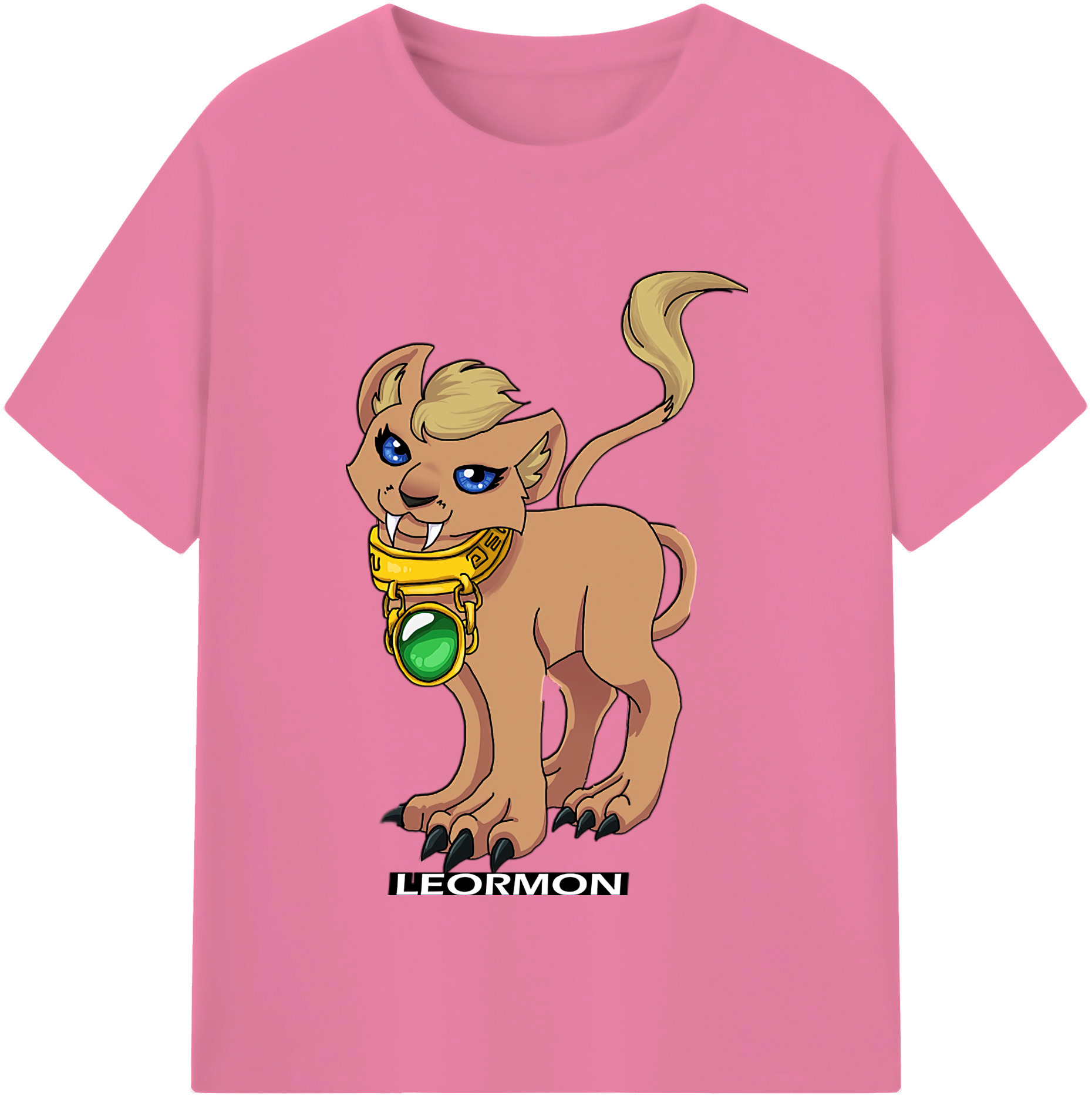 （画像用） Digimon デジタルモンスター/デジモン 綿100％半袖Tシャツ（フロントプリント）